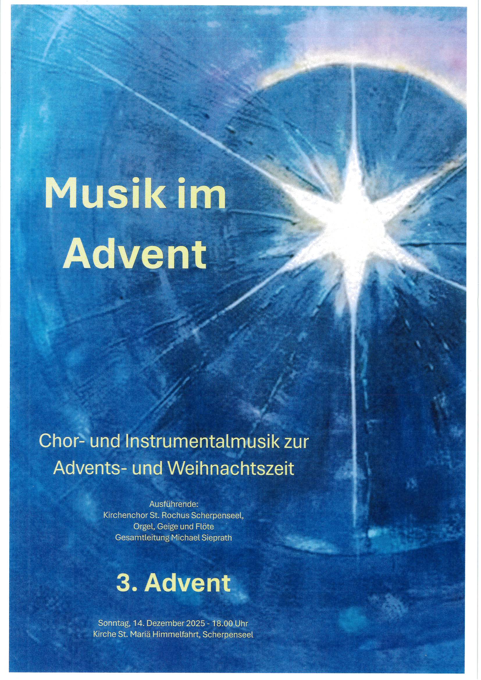 ChorKonzert 3.Advent (c) Pfarrei