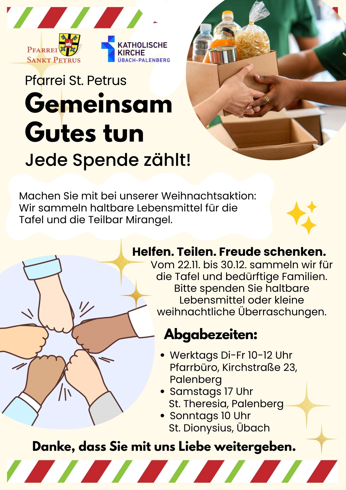 Spendenaktion Weihnachten (c) Pfarrei